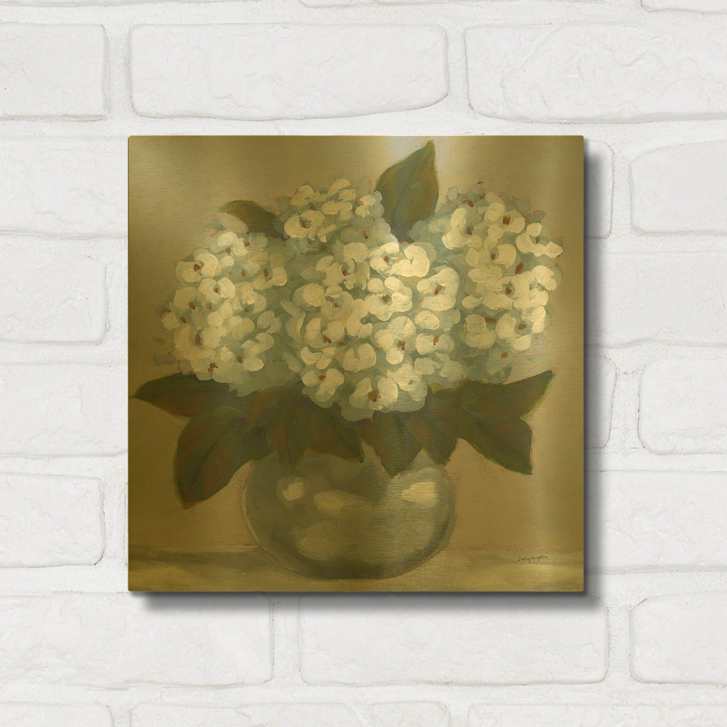 'Claire' By Haley Knighten Gold Metal Wall Art