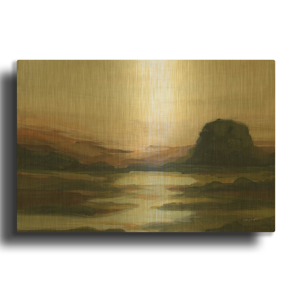 'Wildwood' By Haley Knighten Gold Metal Wall Art