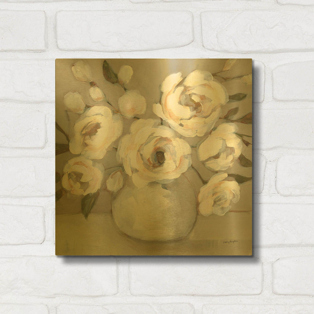 'Billy Jean' By Haley Knighten Gold Metal Wall Art