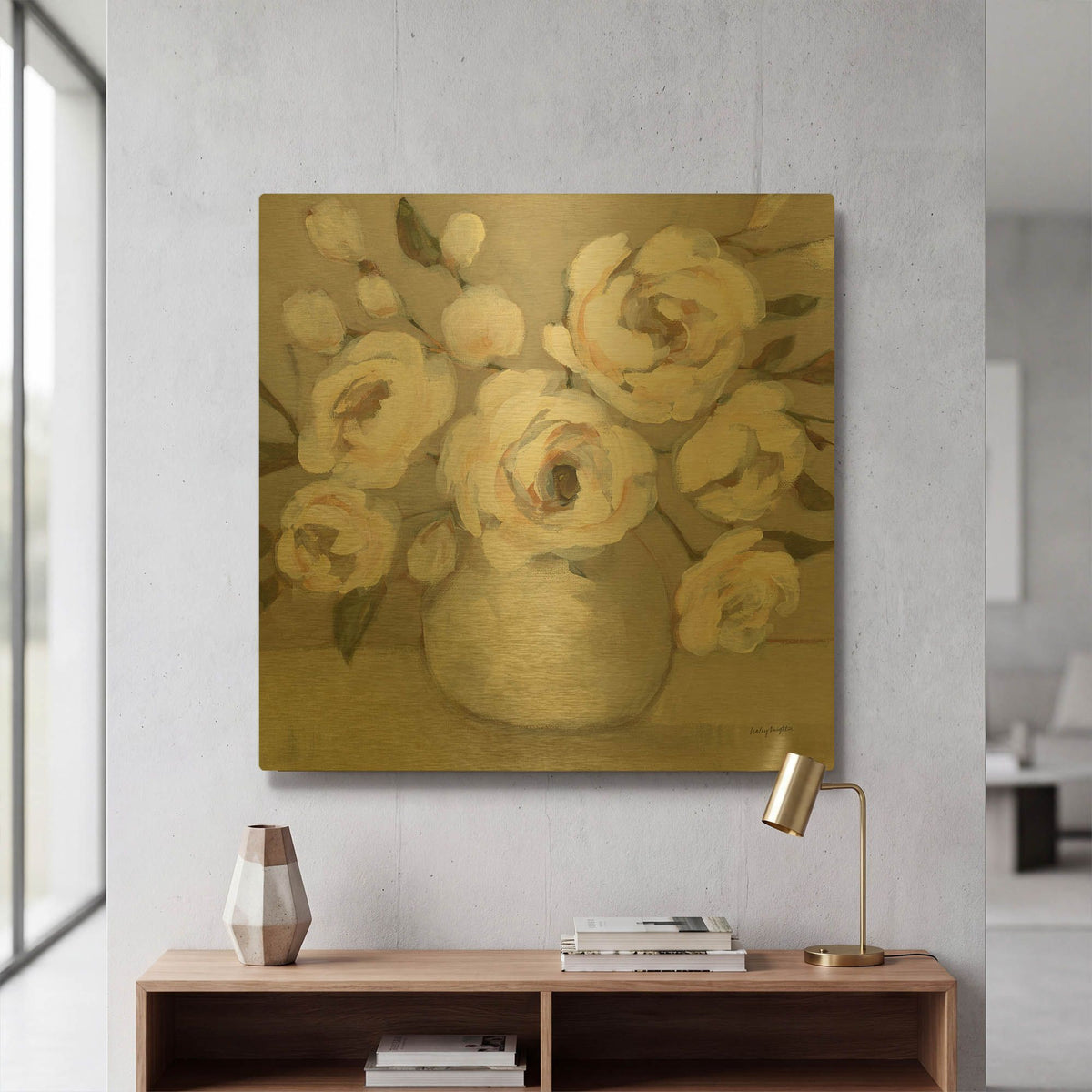 'Billy Jean' By Haley Knighten Gold Metal Wall Art