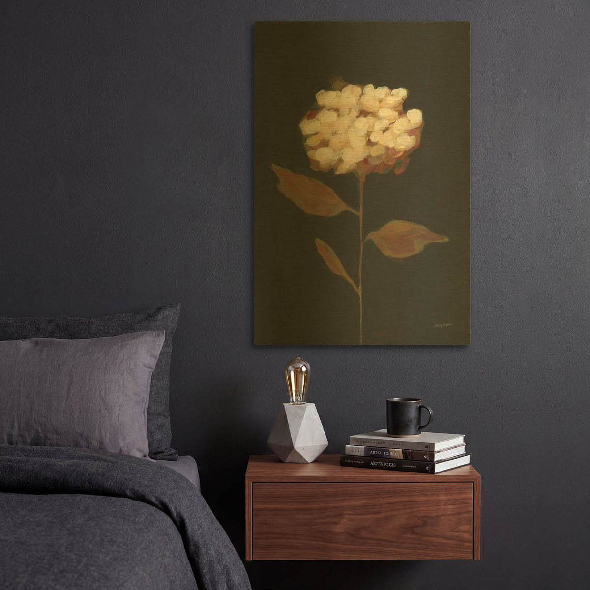 'Fade into Fall 2' By Haley Knighten Gold Metal Wall Art