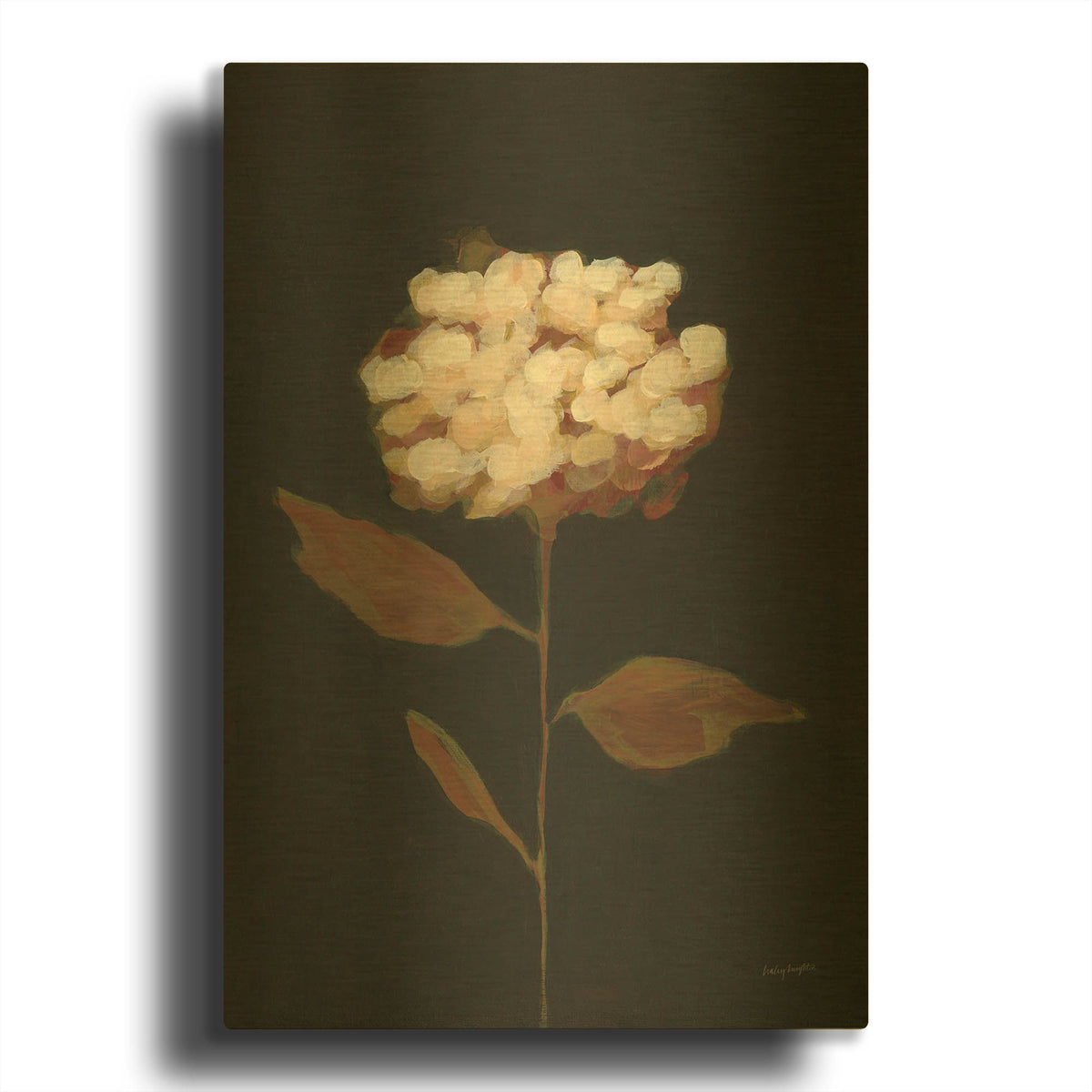 'Fade into Fall 2' By Haley Knighten Gold Metal Wall Art