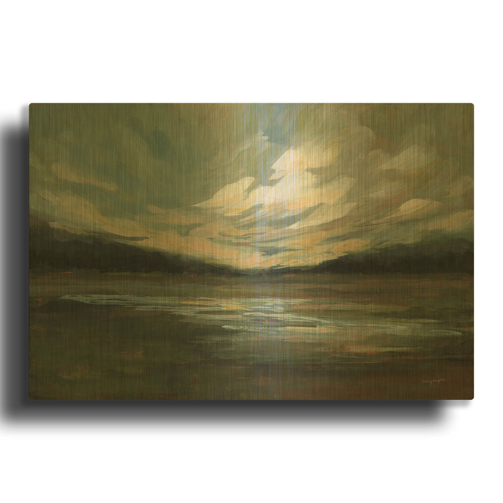 'Camp' By Haley Knighten Gold Metal Wall Art