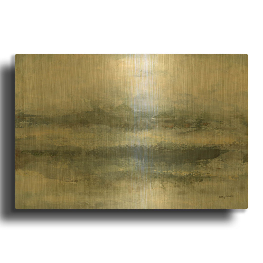 'Ames' By Haley Knighten Gold Metal Wall Art