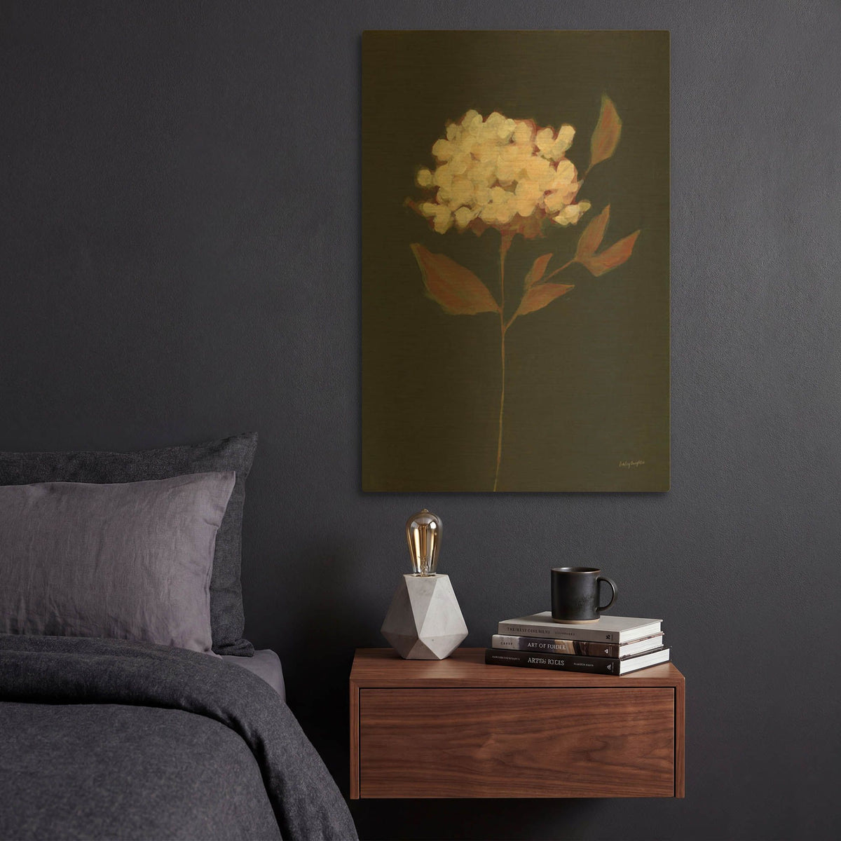 'Fade into Fall 1' By Haley Knighten Gold Metal Wall Art