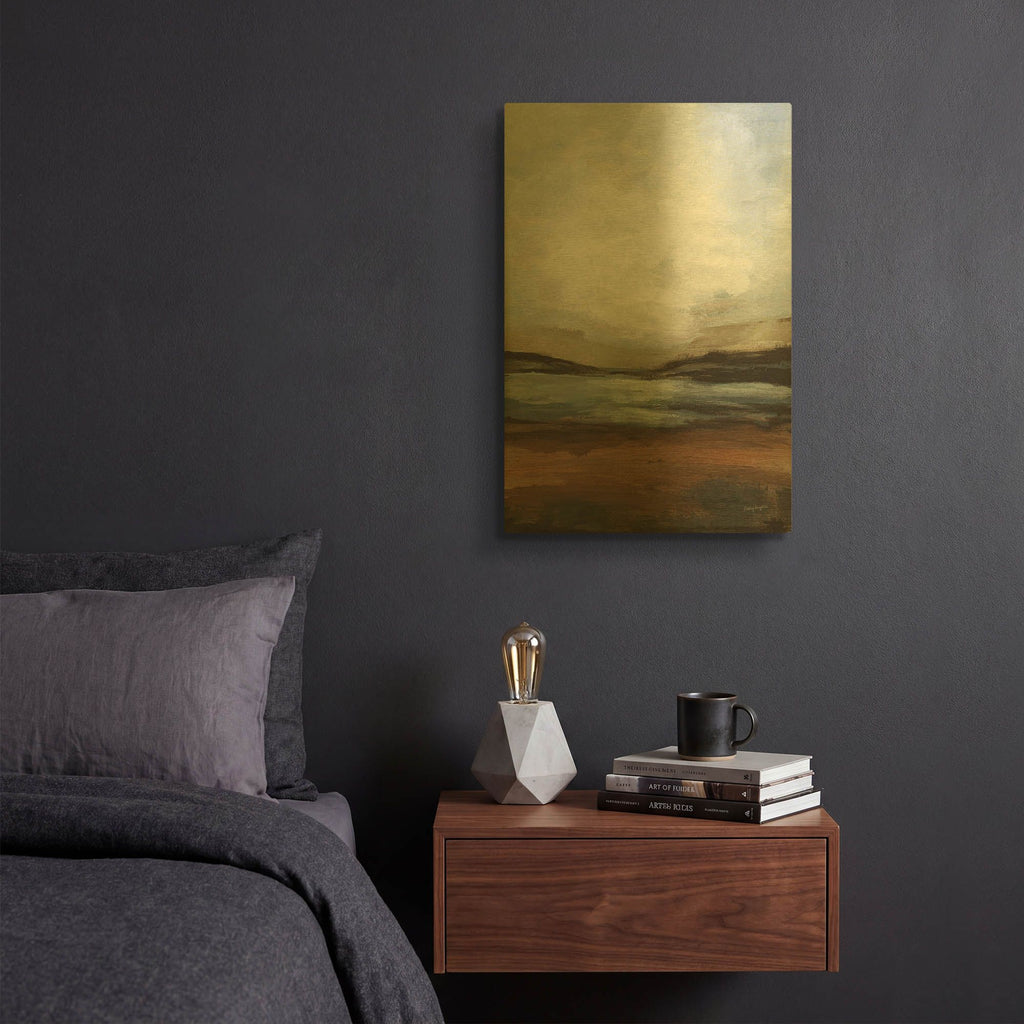 'Copper Creek' By Haley Knighten Gold Metal Wall Art
