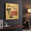 'Simply Splendid 1' By Marco Fabiano Gold Metal Wall Art