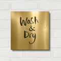 'Laundry Day 1' By Mercedes Lopez Charro Gold Metal Wall Art