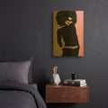 'Good Attitude 1' By Mercedes Lopez Charro Gold Metal Wall Art