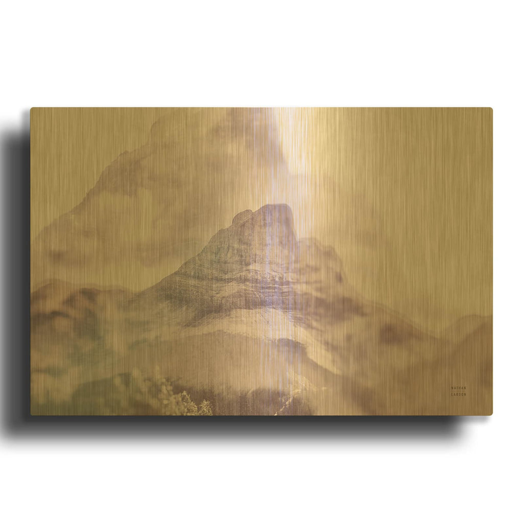 'Alberta Dream 1' By Nathan Larson Gold Metal Wall Art