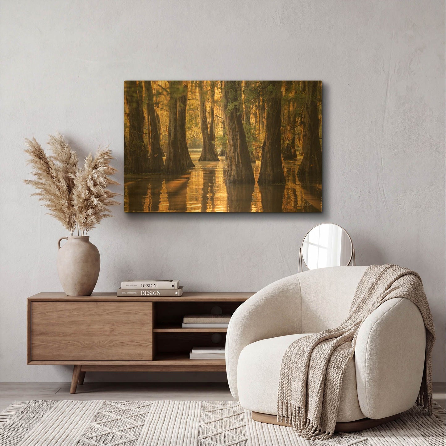 'Natural Beauty' By Martin Podt Gold Metal Wall Art