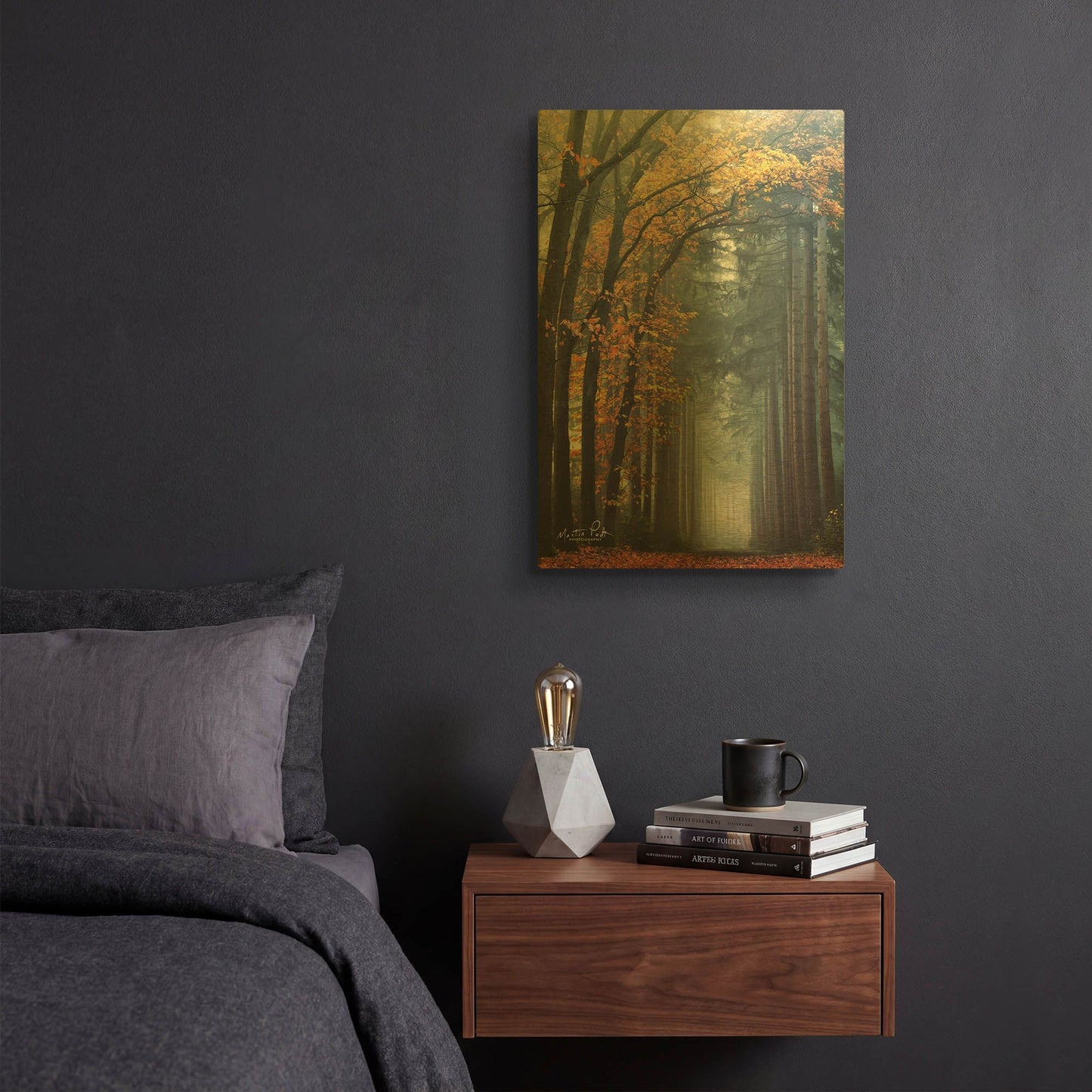 'To Another World' By Martin Podt Gold Metal Wall Art