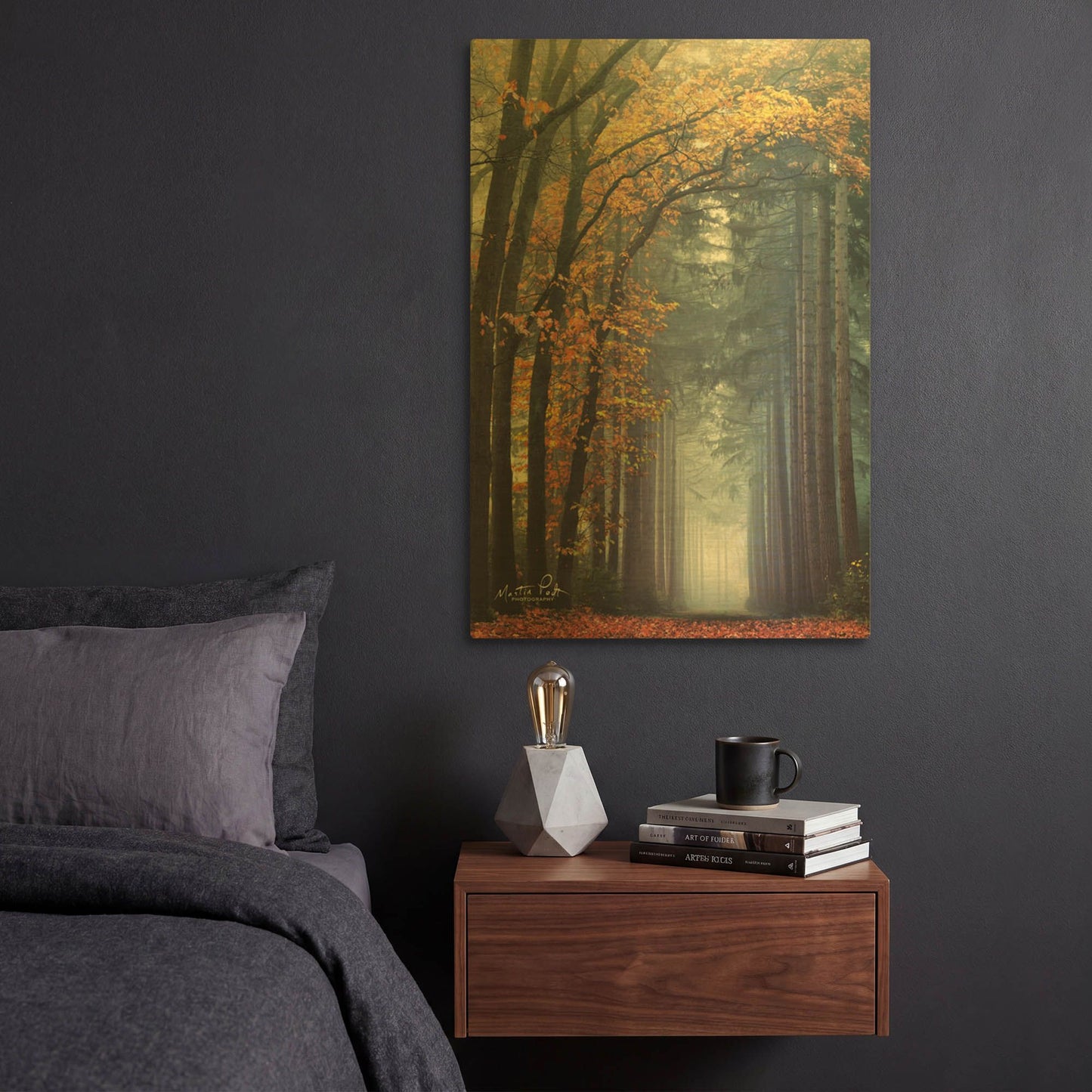 'To Another World' By Martin Podt Gold Metal Wall Art