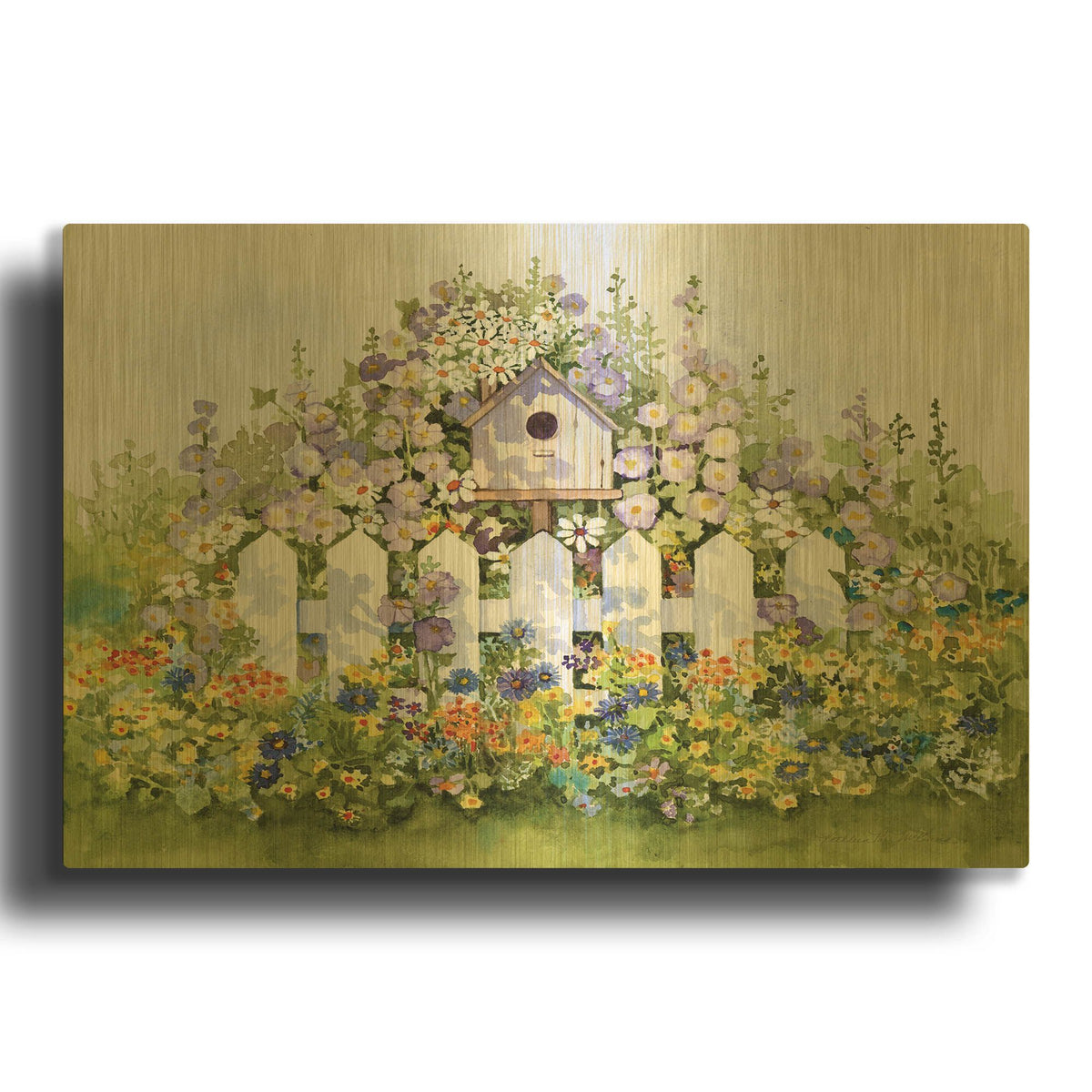 'Summer Special' By Kathleen Parr Gold Metal Wall Art