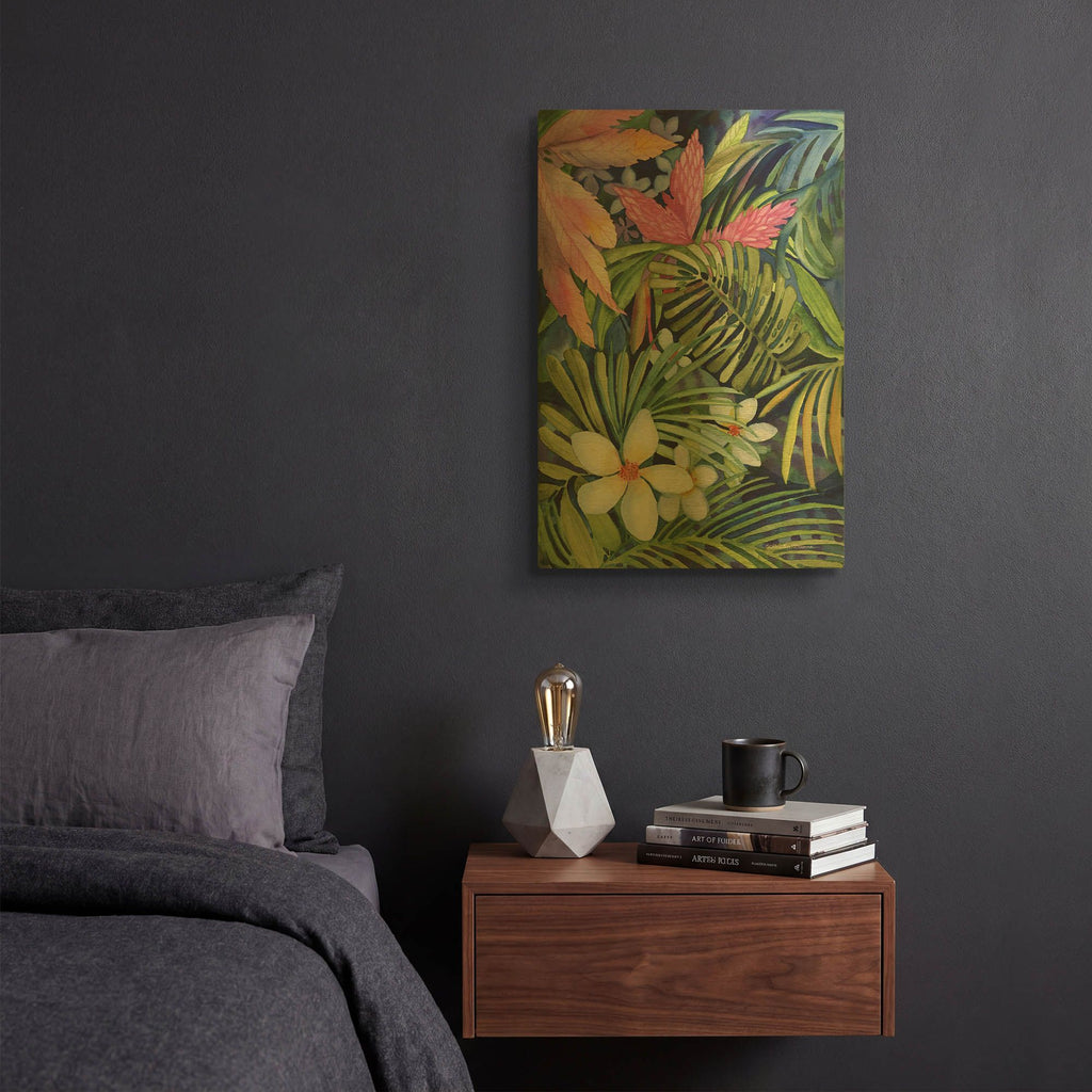 'Tropical Fun' By Kathleen Parr Gold Metal Wall Art