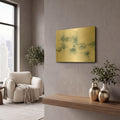 'Flow' By Laura Marshall Gold Metal Wall Art