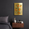 'Marche Aux Fruits 1 V2' By Laura Marshall Gold Metal Wall Art