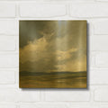 'August Storm Honeybloom' By Pamela Munger Gold Metal Wall Art