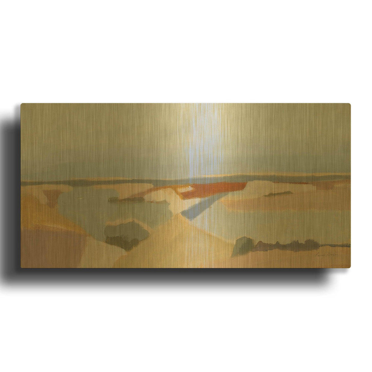 'Western Slope' By Pamela Munger Gold Metal Wall Art