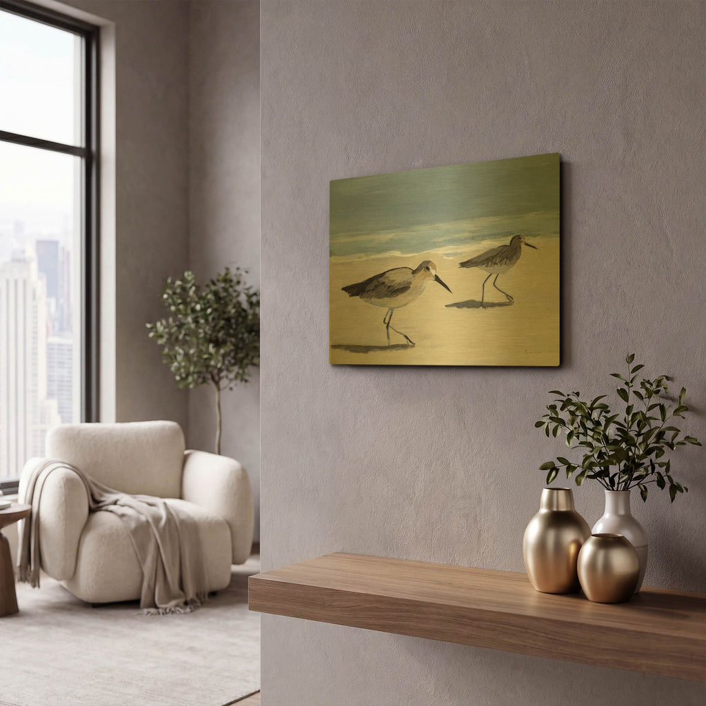 'Pipers' By Pamela Munger Gold Metal Wall Art