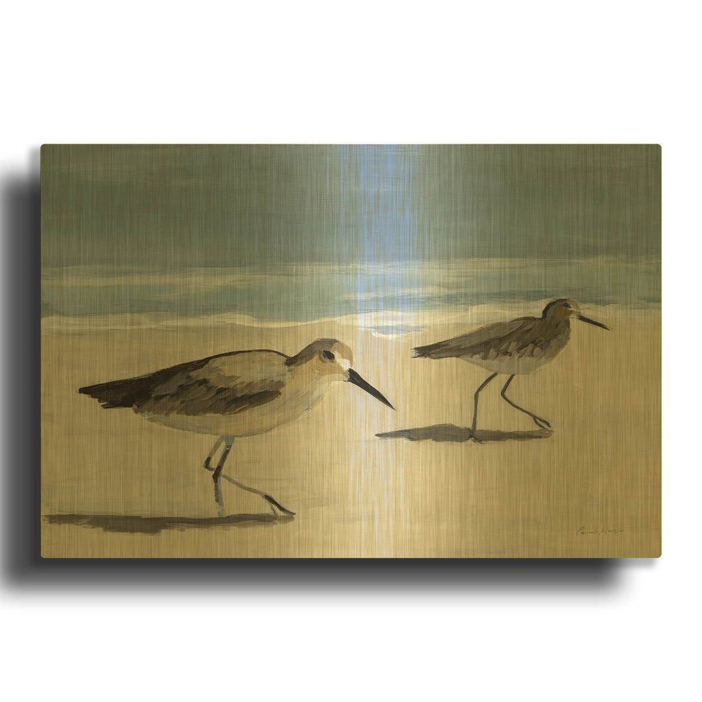 'Pipers' By Pamela Munger Gold Metal Wall Art