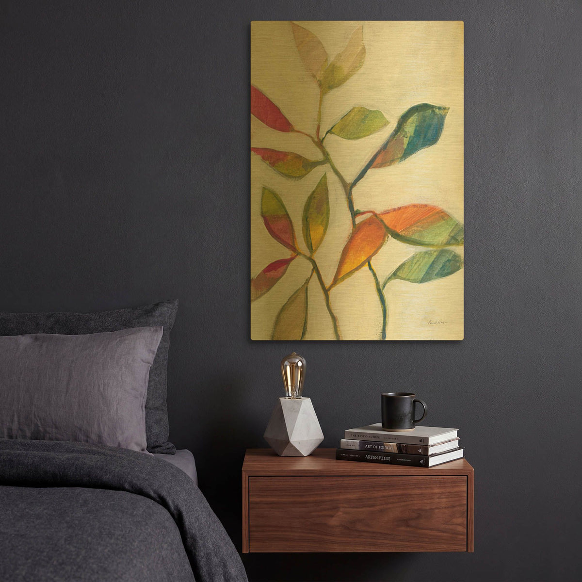 'Plant Care' By Pamela Munger Gold Metal Wall Art