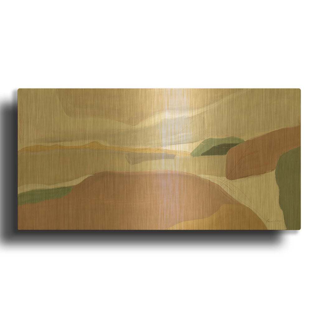 'Seasonal Changes Honeybloom' By Pamela Munger Gold Metal Wall Art