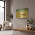 'Pipers 2' By Pamela Munger Gold Metal Wall Art