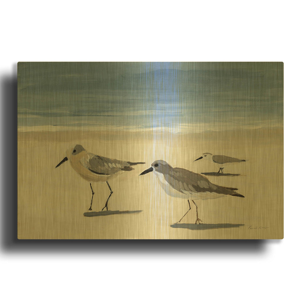 'Pipers 2' By Pamela Munger Gold Metal Wall Art