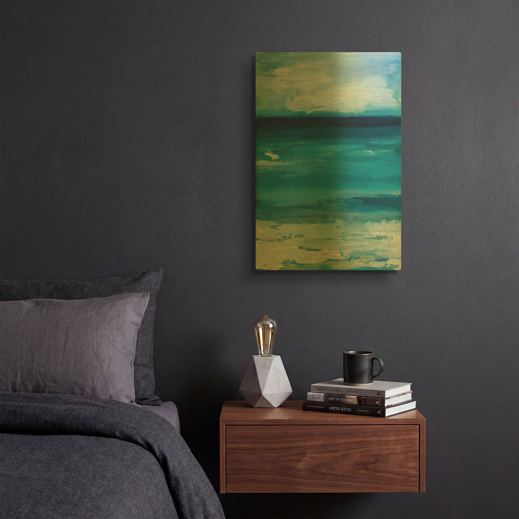 'Ocean Life' By Pamela Munger Gold Metal Wall Art