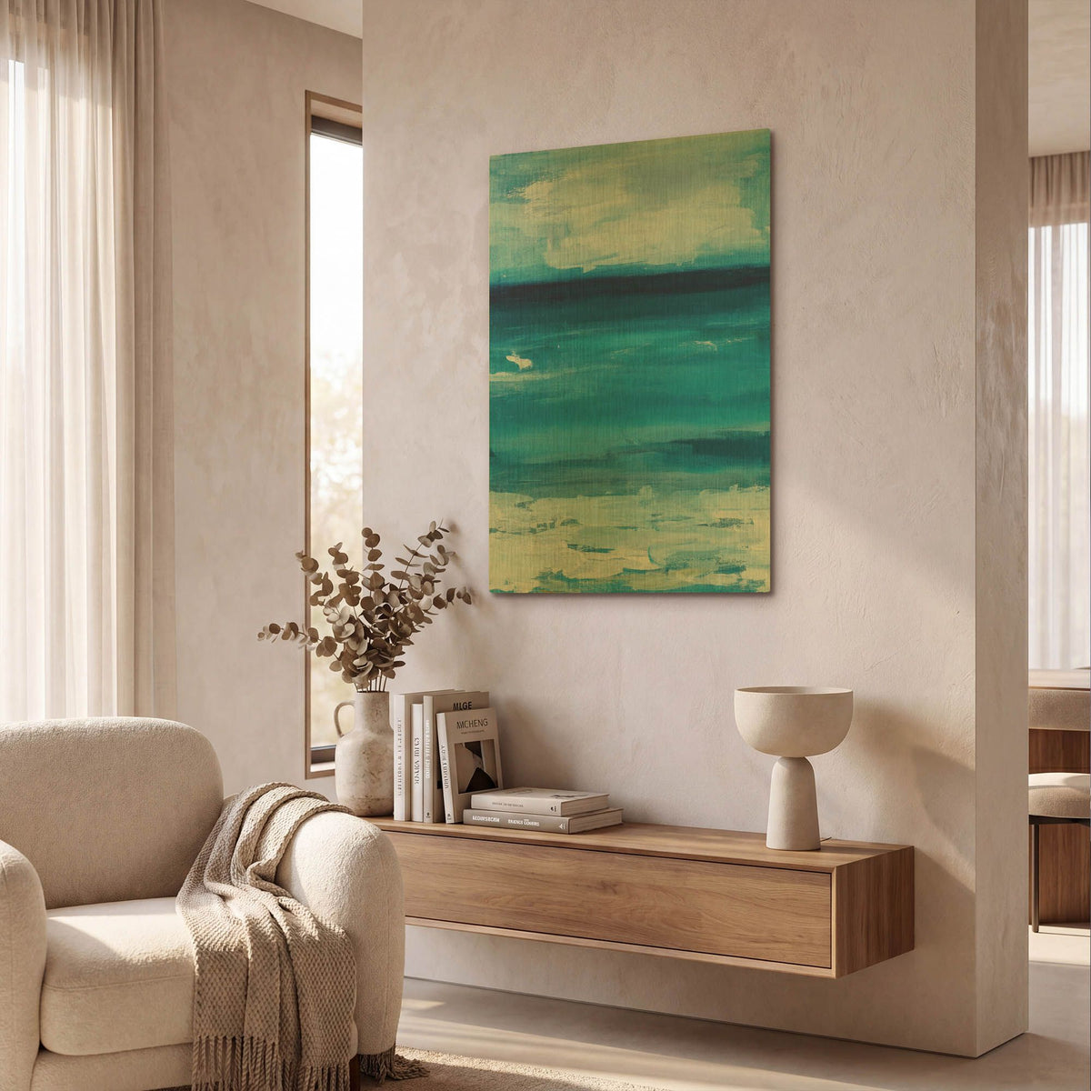 'Ocean Life' By Pamela Munger Gold Metal Wall Art