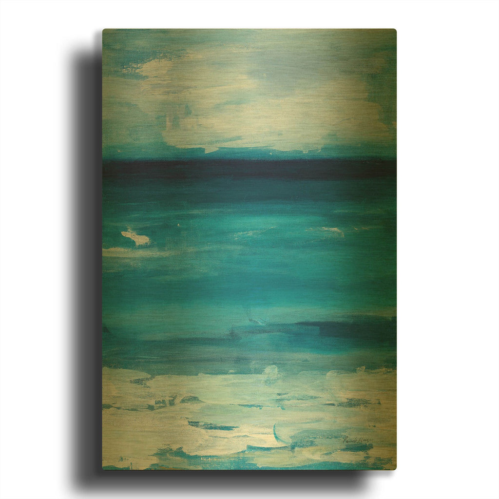 'Ocean Life' By Pamela Munger Gold Metal Wall Art