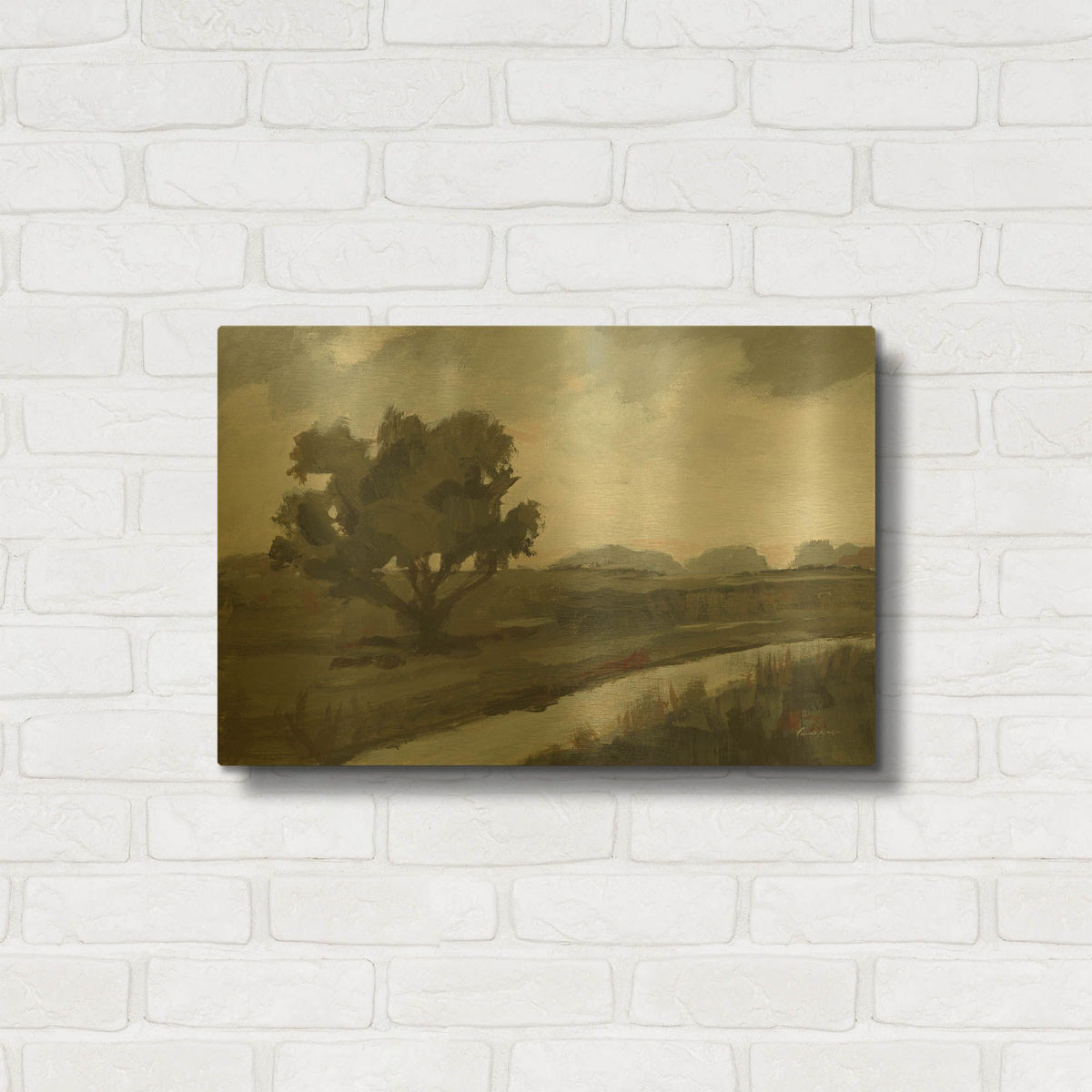 'Replenished' By Pamela Munger Gold Metal Wall Art