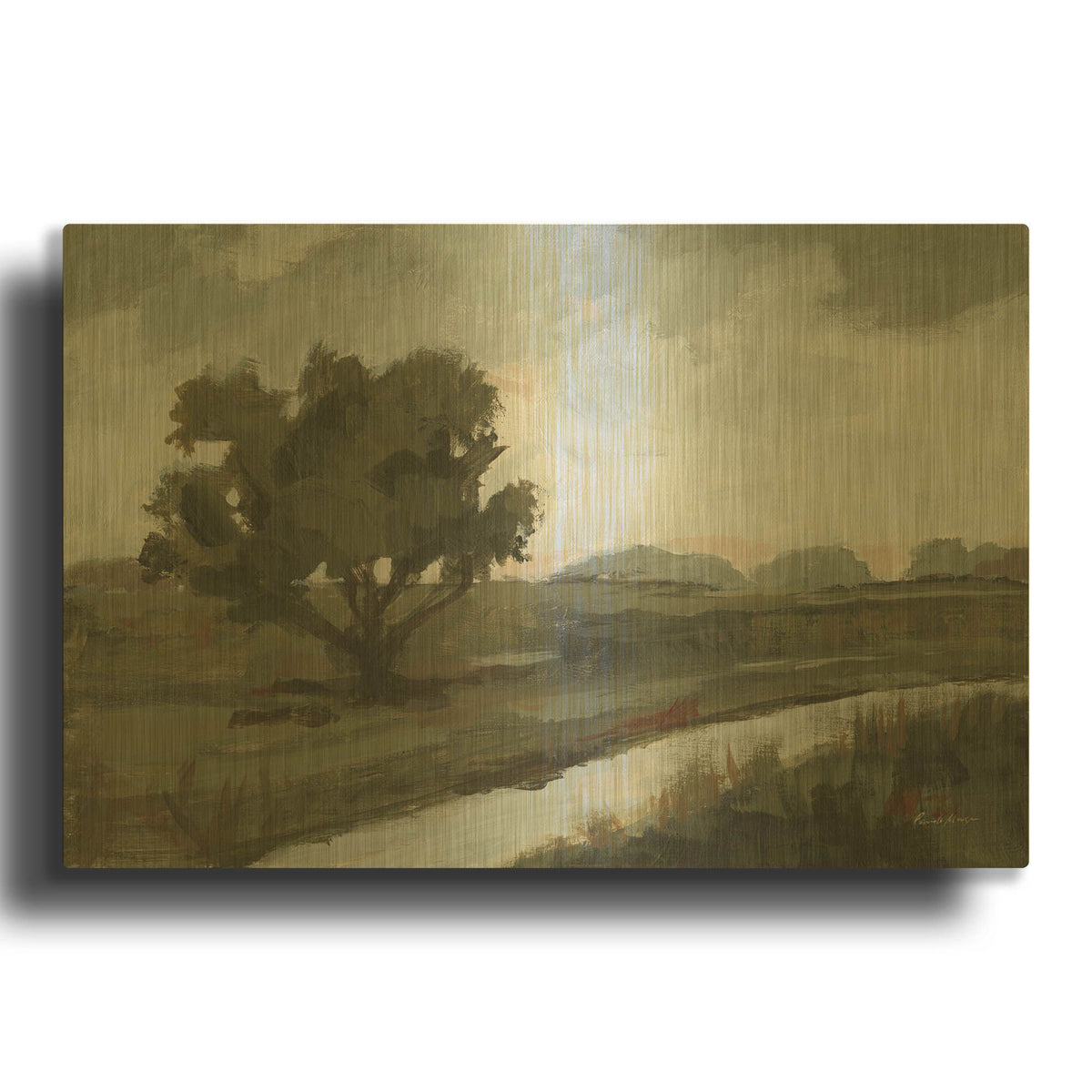 'Replenished' By Pamela Munger Gold Metal Wall Art