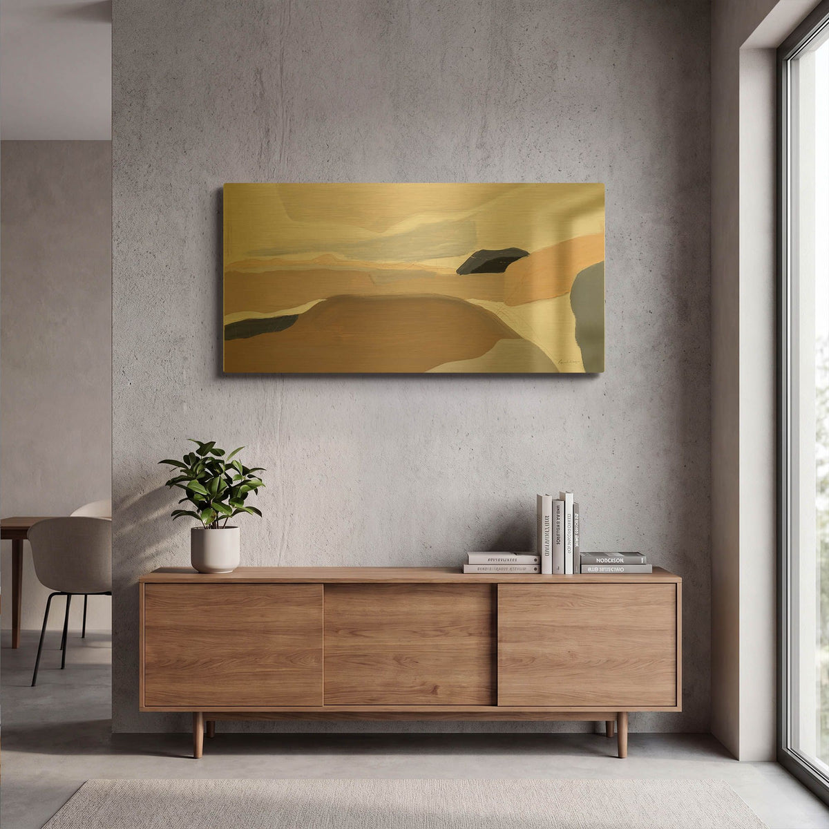 'Seasonal Changes' By Pamela Munger Gold Metal Wall Art