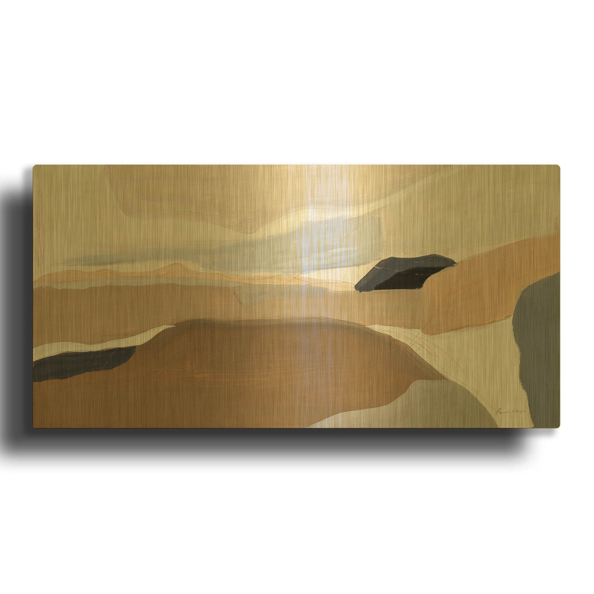 'Seasonal Changes' By Pamela Munger Gold Metal Wall Art