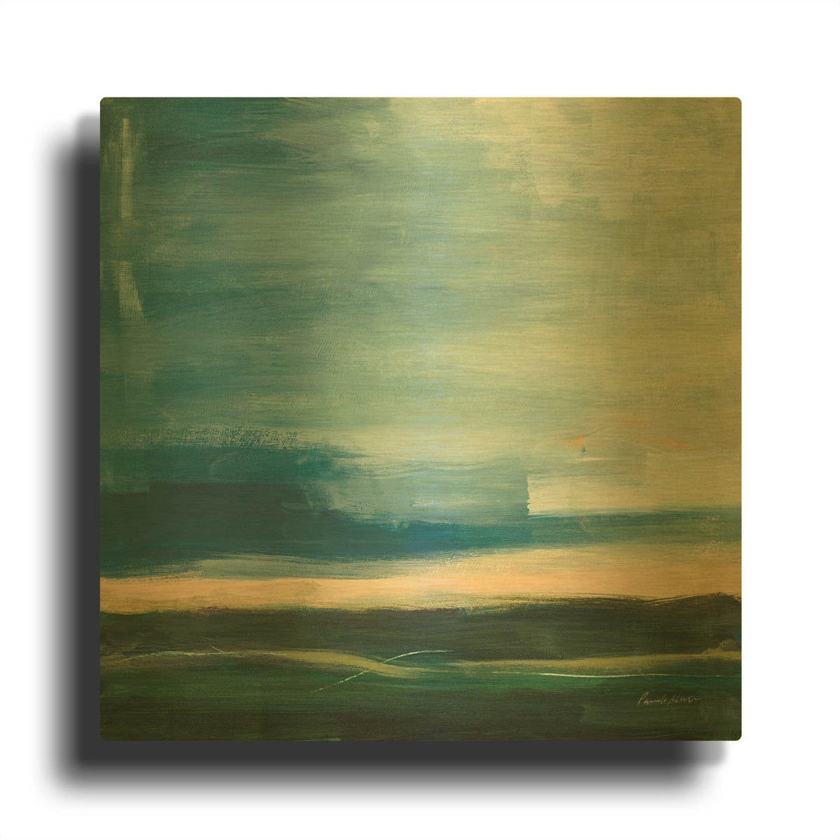 'Life Light' By Pamela Munger Gold Metal Wall Art