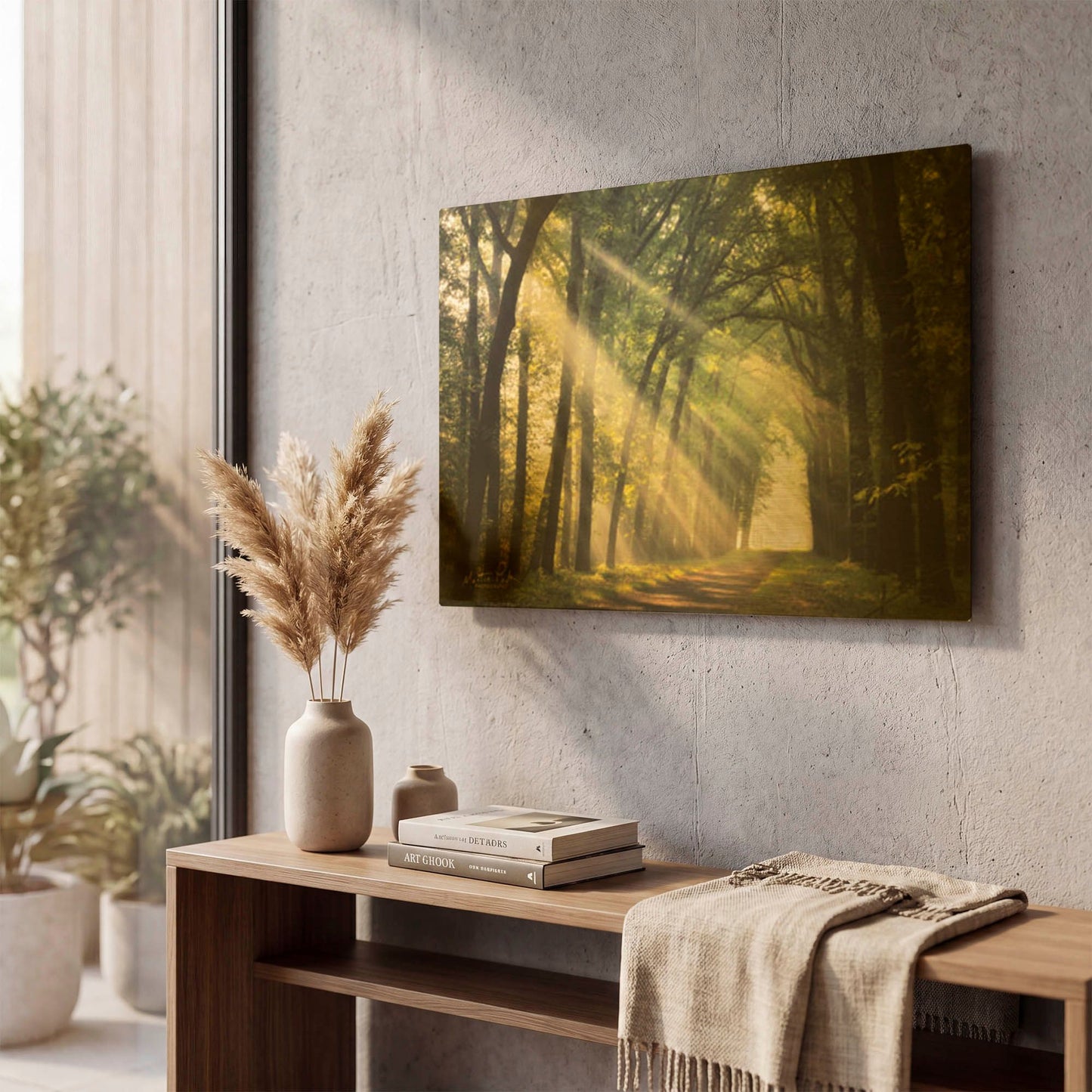 'The Light of Lochem' By Martin Podt Gold Metal Wall Art