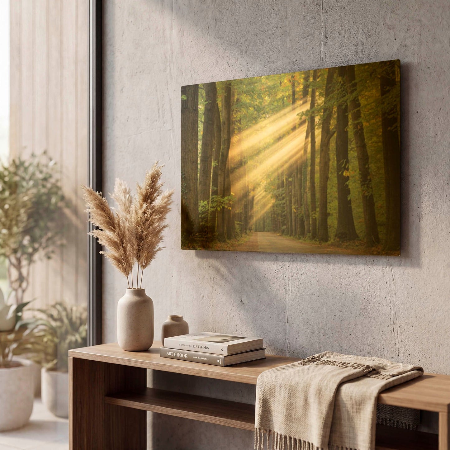 'Rayzor Light' By Martin Podt Gold Metal Wall Art