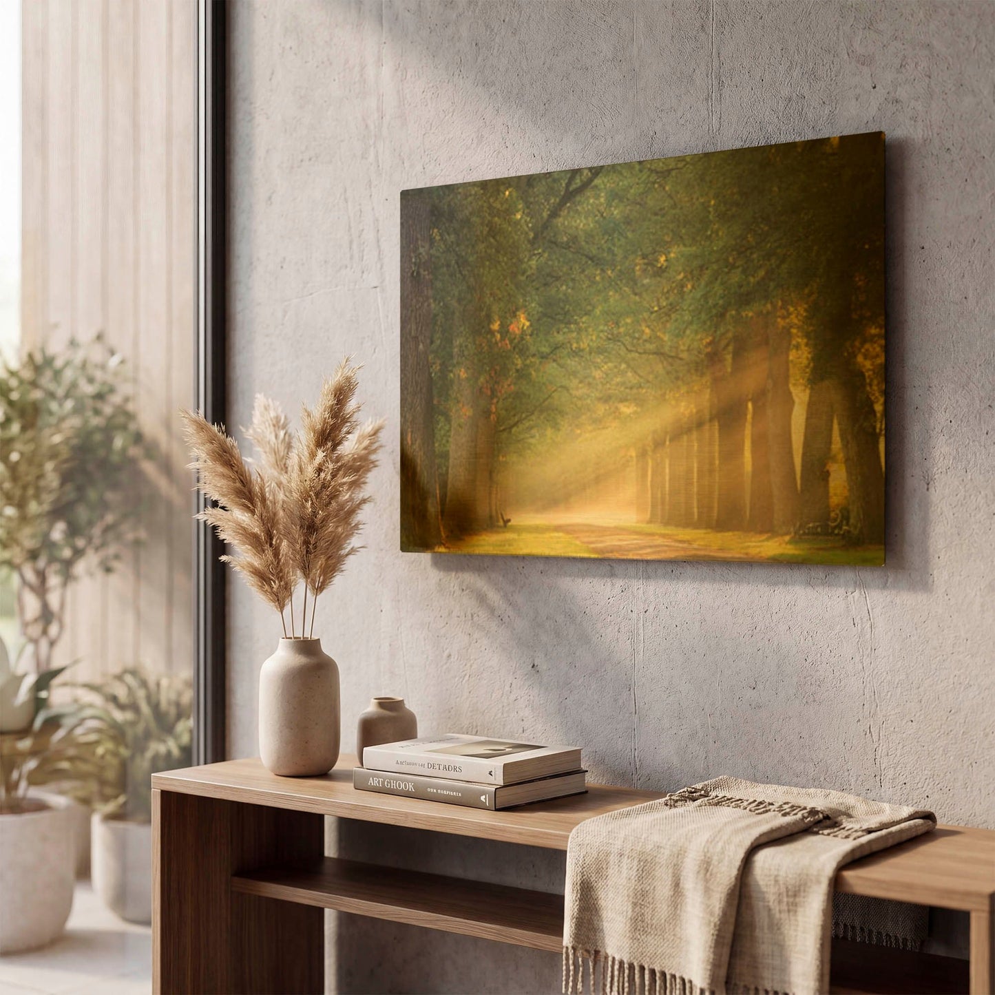 'Perfect Place to Sit' By Martin Podt Gold Metal Wall Art