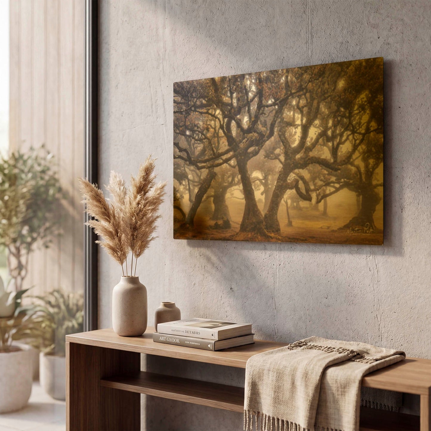 'The Hidden Truth' By Martin Podt Gold Metal Wall Art
