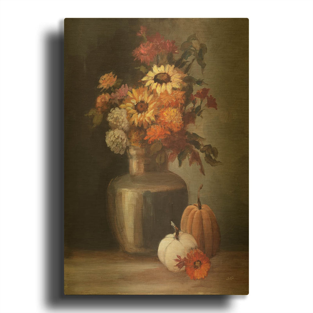 'Echoes Of Autumn' By Julia Purinton Gold Metal Wall Art