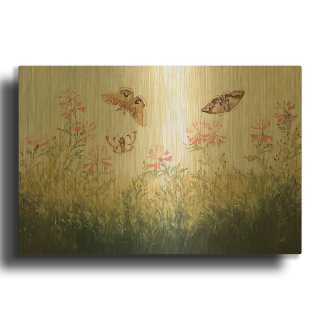 'Fallow Field' By Julia Purinton Gold Metal Wall Art