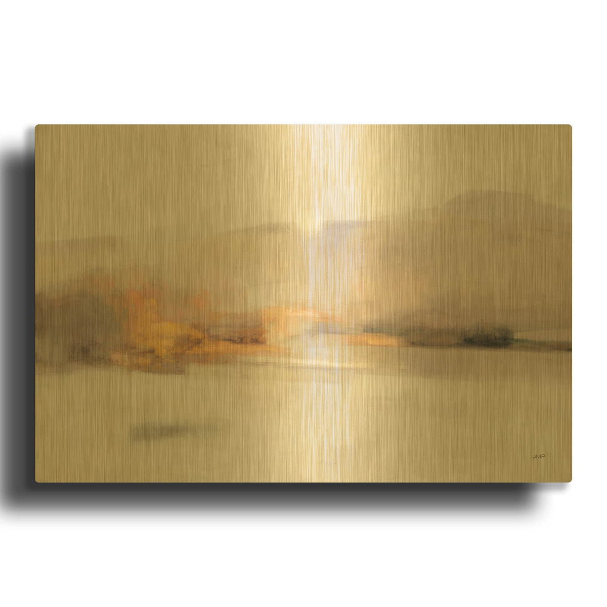 'Memory Of The West No Pink C' By Julia Purinton Gold Metal Wall Art