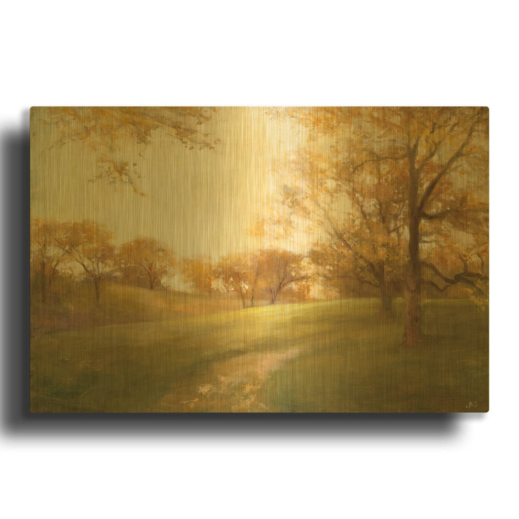 'Midas Touch' By Julia Purinton Gold Metal Wall Art