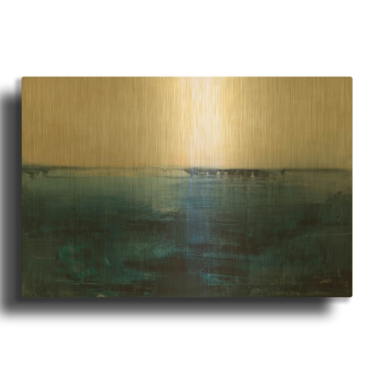 'Still' By Julia Purinton Gold Metal Wall Art