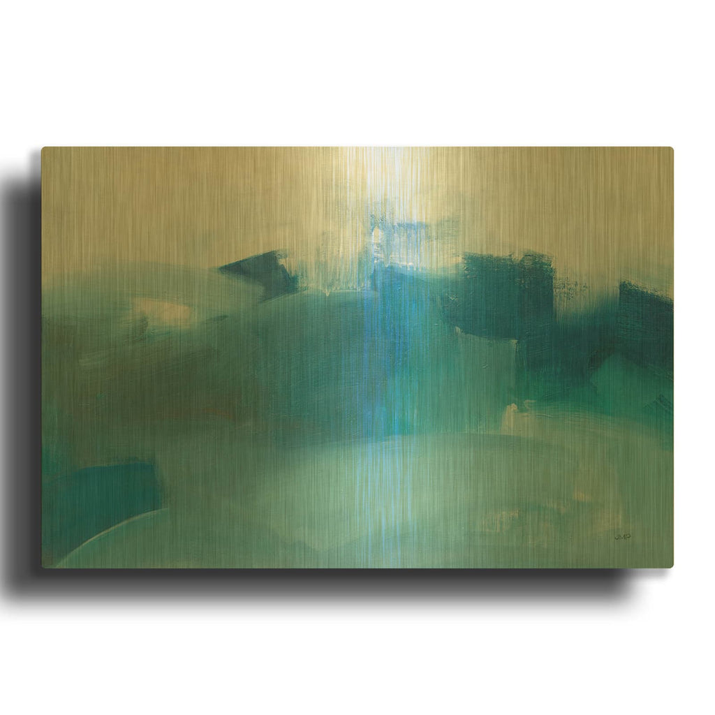 'Stormy Seas' By Julia Purinton Gold Metal Wall Art
