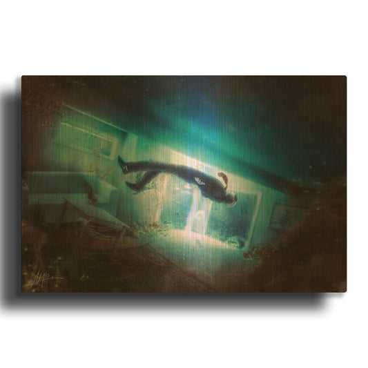 'Tears' By Mario Sanchez Nevado Gold Metal Wall Art