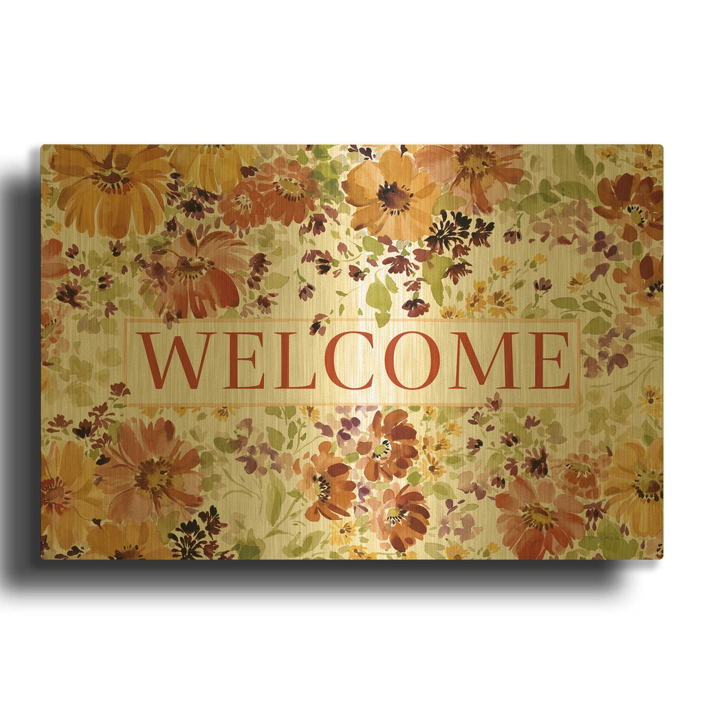 'Autumn Joy 2' By Katrina Pete Gold Metal Wall Art