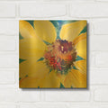 'Sunny 1' By Kristy Rice Gold Metal Wall Art